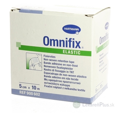 OMNIFIX ELASTIC hypoalergénna náplasť fixačná z netkaného textilu (5cmx10m) 1x1 ks