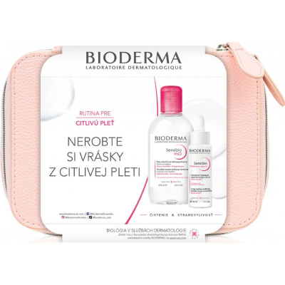 BIODERMA Sensibio Darčekové balenie H2O 250 ml + Defensive sérum 30 ml 1 set